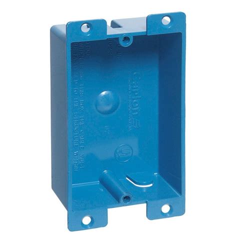 carlon 8-cu in 1-gang plastic old work wall electrical box|carlon switch boxes.